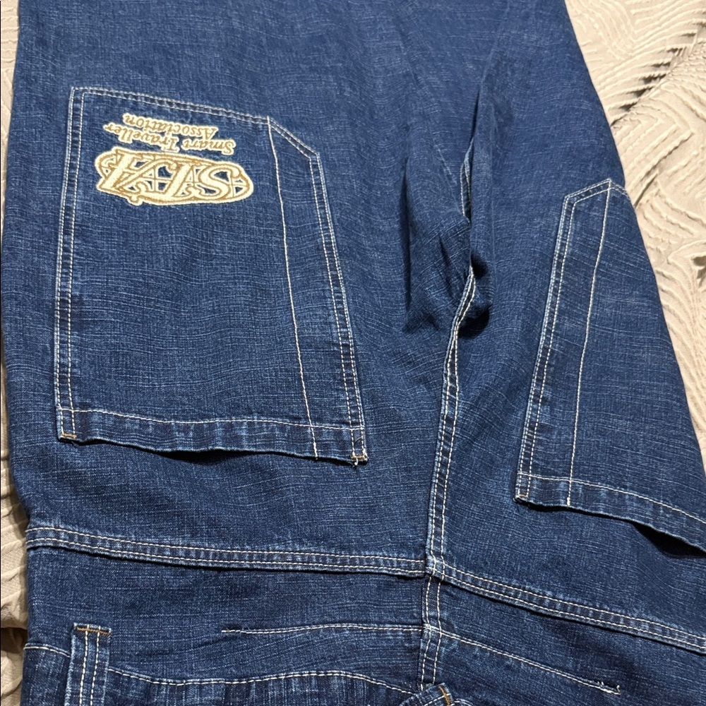 Bershka Dark Blue Women Jeans - Picture 5 of 6